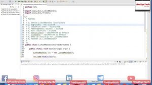 # 91 LinkedHashSet in Java with Examples | Java - The LinkedHashSet Class |LinkedHashSet |RedSysTec