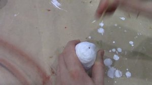 Идея игрушки на новогоднюю елку. DIY. Гриб из папье-маше.