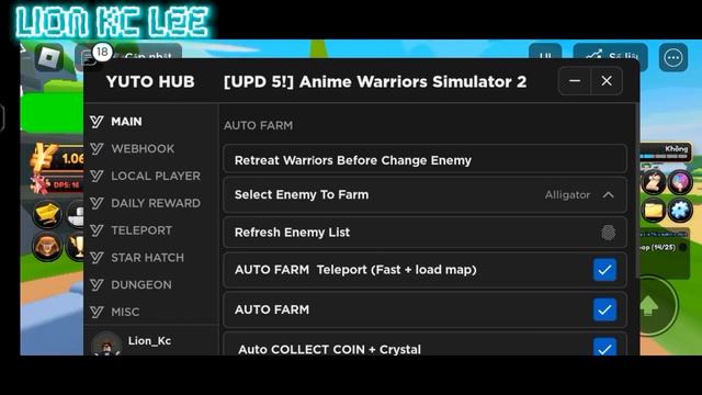 Roblox anime warrior simulator 2|script made by YUTO HUB|mobile/PC|delta,hydrogen,Fluxus|Lion Kc Le смотреть онлайн