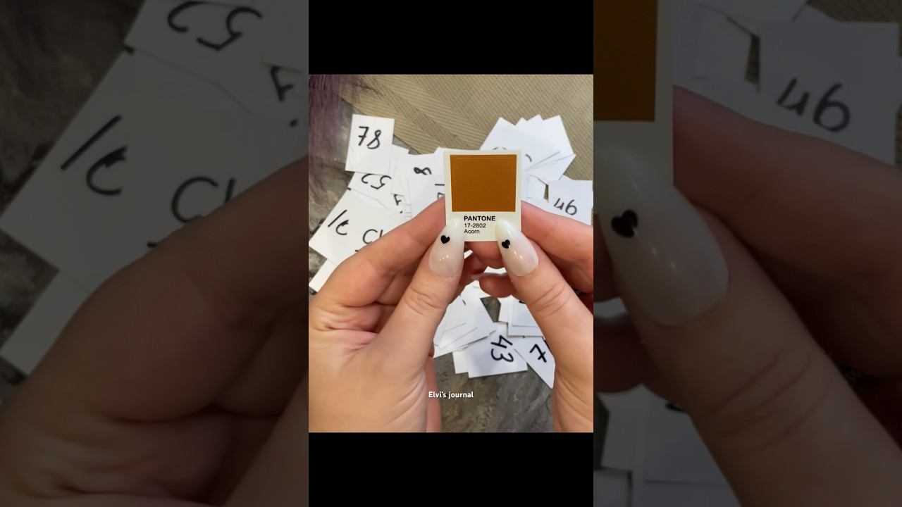 Random color  what № next? | ASMR Mini Journal | #asmr #minijournal #trending #scrapbooking смотреть онлайн