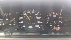 Mercedes-Benz W124 2.5d 1993 0-100KM/H acceleration