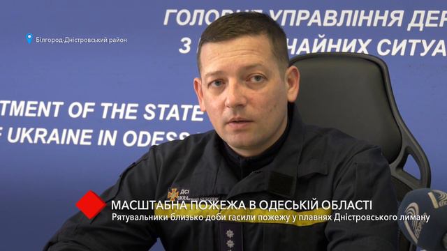 Масштабный пожар в плавнях Днестровского лимана спасатели тушили около суток смотреть онлайн