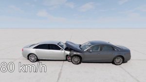 OLD AUDI A8 vs NEW AUDI A8! 150 Km/H CRASH TEST! - BeamNg Drive