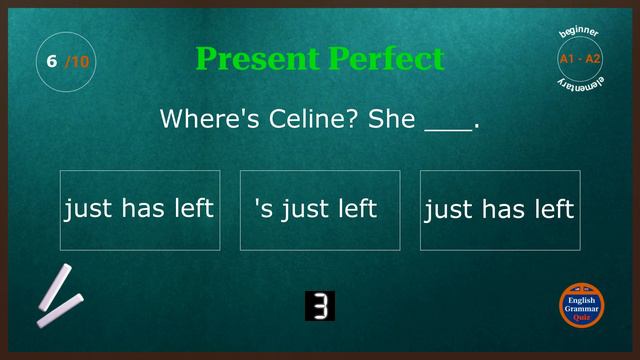 New!!! Can You Score 10/10? #quiz Present Perfect #grammar #test with #explanation