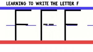Write the Letter F