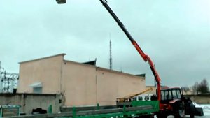 Машина многофункциональная ДМЭ 1000FASSI монтаж опор ОДО "Дормашэкспо"