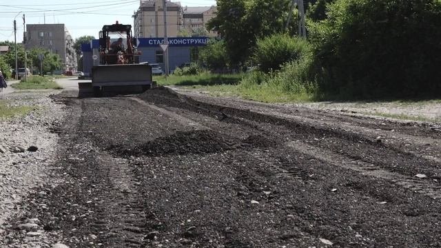 В районе «Западный» начались работы по грейдированию улиц частного сектора - Абакан 24
