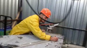 Сверление отверстий под анкер KS9 и разметка крупных камней