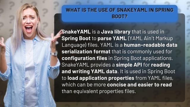 What is the use of SnakeYAML in spring boot? смотреть онлайн