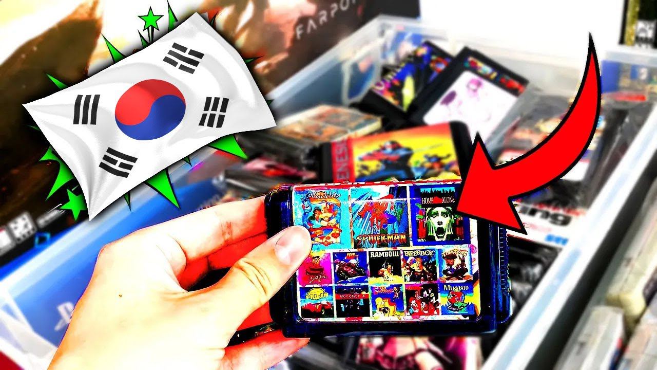Южная Корея. Магазины ретро видео игр смотреть онлайн