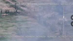 Кадры  подрыва танка ВСУ на противотанковой мине на Донецком направлении