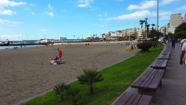 Los Cristianos | Tenerife | Walks | Canary Islands 4k смотреть онлайн