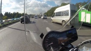 BMW R1200R Cockpit view