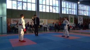 Полуфинал чемпионата области каратэ дети WKF 8-9 лет,Харьков 11.12.16 KARATE-KIDS