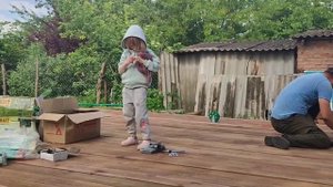 Установка геокупола.