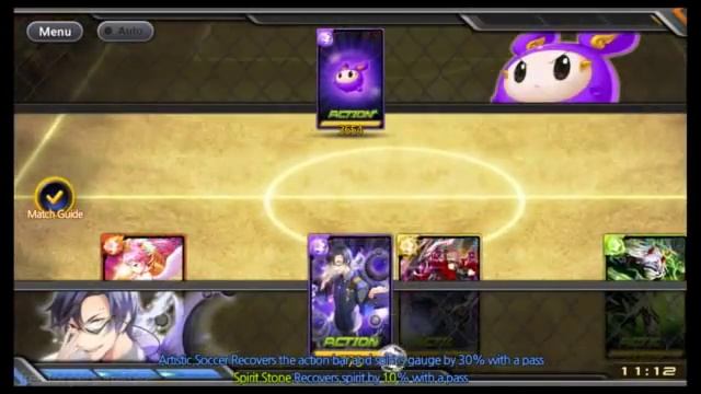 Soccer Spirits, a walkthrough of Colosseum of Despair - Game No. 44 (Champion Gatekeeper) смотреть онлайн