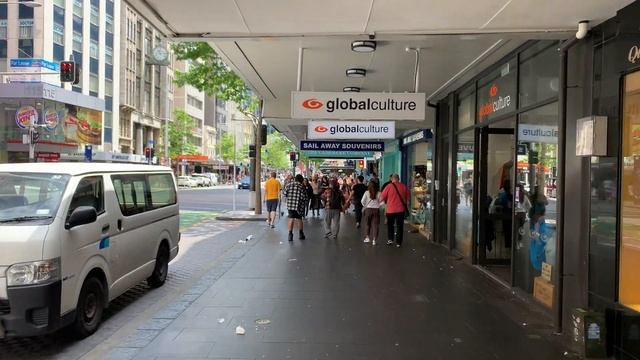 Квин стрит в высоком качестве 4к. Окленд. Новая Зеландия смотреть онлайн