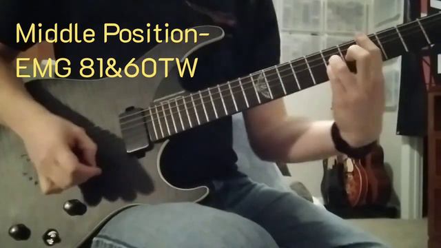 I swapped pickups in my Parallaxe! | EMG Metalworks 81/60TW Tones Demo: Part 1 смотреть онлайн