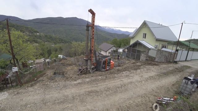 Буронабивные сваи диаметр 530мм Бурение заливка