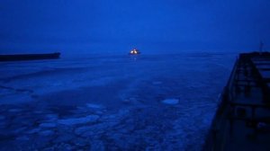 Ice Navigation during winter time @ UstLuga, Russia