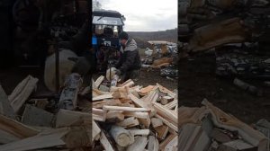 гидравлический дровокол от вом МТЗ