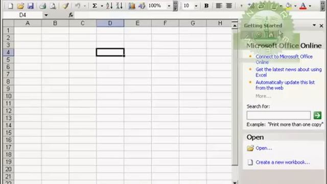 2.Excel 2003 - Arabic - واجهة البرنامج смотреть онлайн