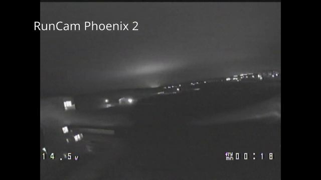 Черно-белый режим ночью. Сравнение runcam phoenix 2 и foxeer predator 4. смотреть онлайн