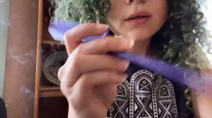 ASMR Soothing Purple Triggers (Combing, Amethyst, Lavender Incense)