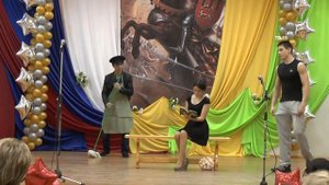 СЦЕНКА Скамейка исполняют учащиеся  театральной студии Маски