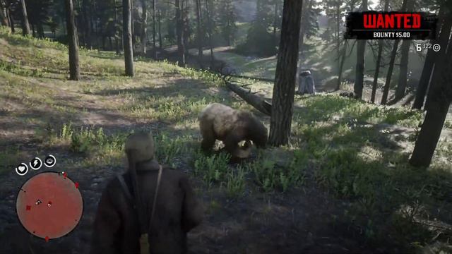 Feeding Sheriff Malloy To A Grizzly Bear - Red Dead Redemption 2 смотреть онлайн