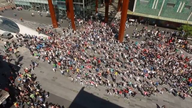 Waka Waka Biggest Flashmob In The Netherlands