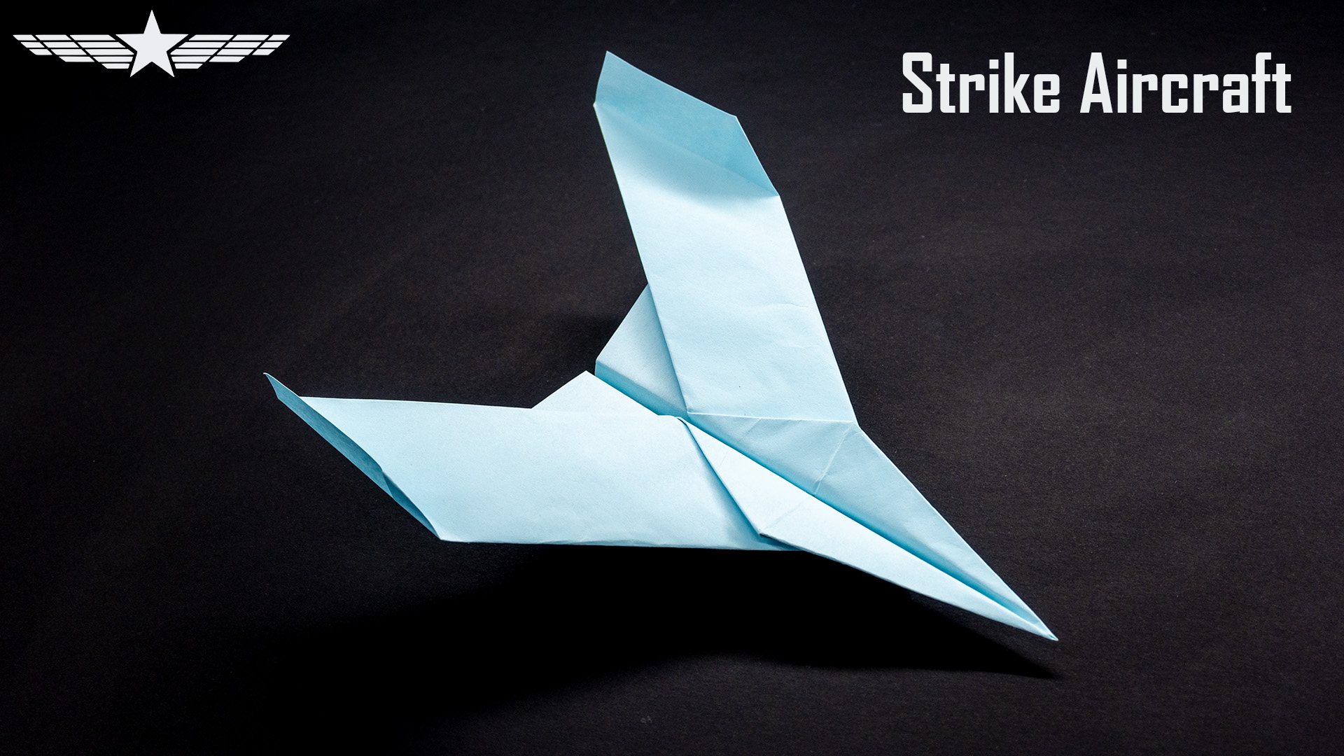 Как сложить истребитель оригами — Учебное пособие по ударному самолету смотреть онлайн