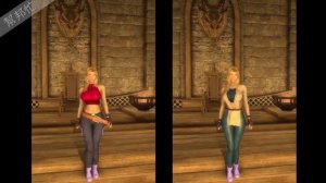 Skyrim SE 上古卷軸V：重製版 MOD 服裝 110.KOF Yuri Sakazaki & Blue Mary 格鬥天王 布魯．瑪莉 坂崎百合 UNPB身形