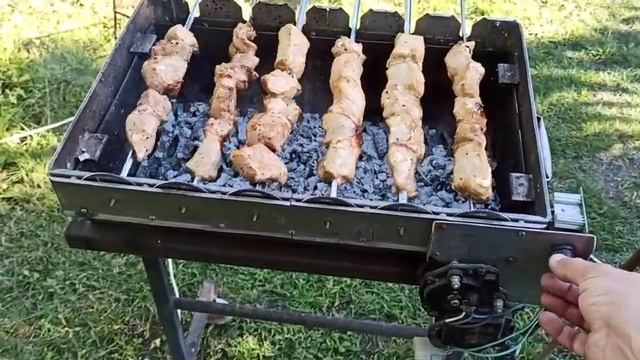 Электропривод для мангала самодельный