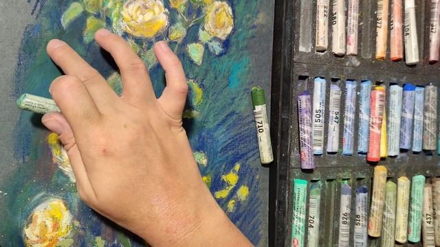 Розы пастелью процесс создания смотреть онлайн