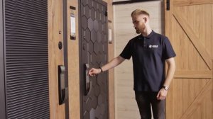 Электронный замок на входную дверь в HOLZ