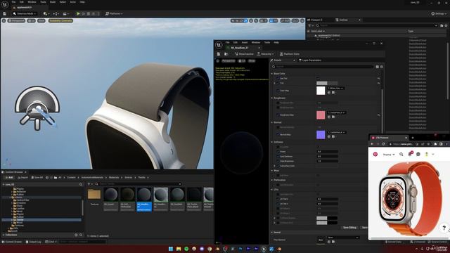 2. Texturing the Watch