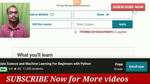 DATA SCIENCE free course || JAVA || EXCEL & More 5 Udemy courses free of cost with certificate