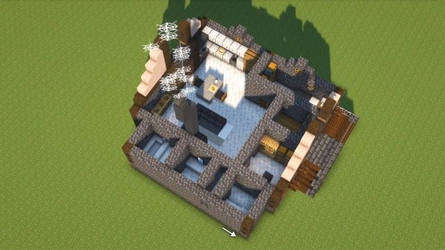 おしゃクラPart113 ゾンさんの家の作り方  OSHACRA How to build Zon-sans house