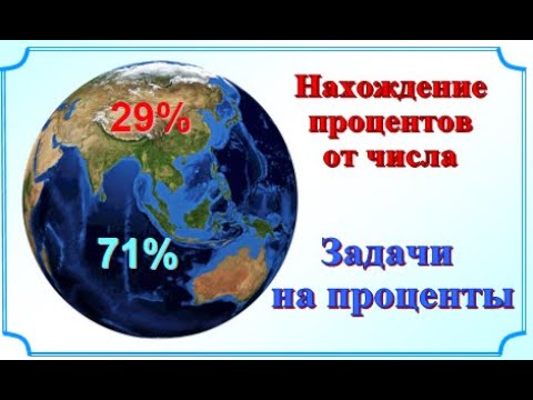 5 класс Нахождение числа по его процентам