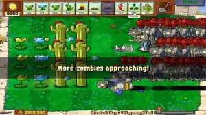 1 Snow Pea vs 9999 Gargantuar vs Zomboni Plants vs Zombies