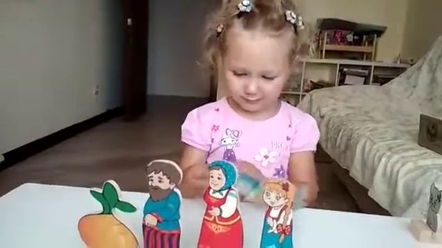 Домашний спектакль по сказке Про репку. смотреть онлайн