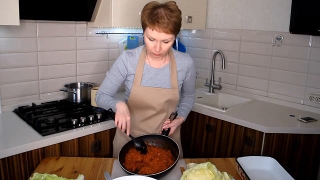 Гoлубцы с грибами и фаршем