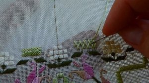 Хардангер МК Часть3 "Garden" Cross`N patch #hardanger#hardangerembroidery #хардангер #сп_садэмибишо