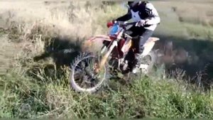 Первая покатуха на KTM 250 кросс