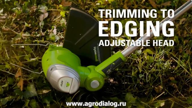 Аккумуляторная коса Greenworks G40LT30