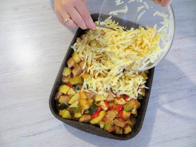 Мясо с овощами по-новому! Летняя вкуснятина для всей семьи!