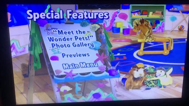 DVD Menu Walkthrough of The Wonder Pets: Save the Wonder Pets 2007 DVD