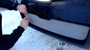 Защитная сетка радиатора Nissan Qashqai 2006 2010 chrome