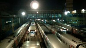 Прибытие ЭП1М-687 с поездом №284 Москва — Сочи